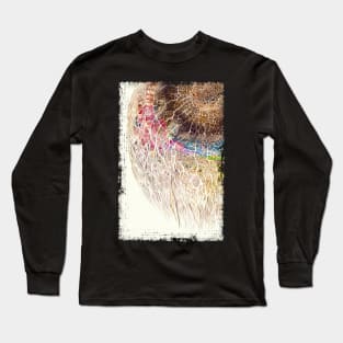 Abstract Hair Cell Art Long Sleeve T-Shirt